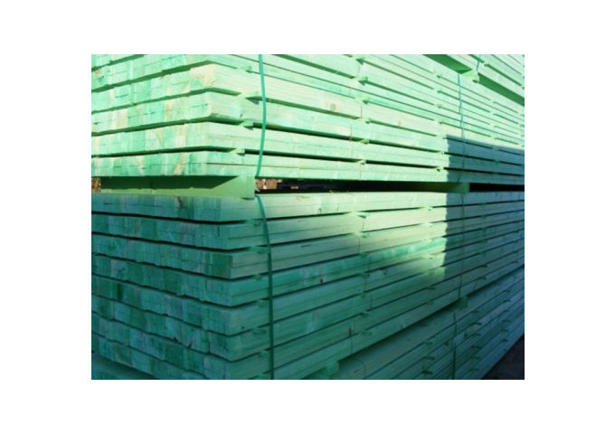 Latte à panne 20x35mm 3 4 SRN TRAITE VERT pièce 5.1mètres