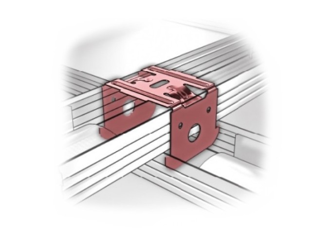 Connecteur.cavalier croise 60 60 budmat Boite 200pièces