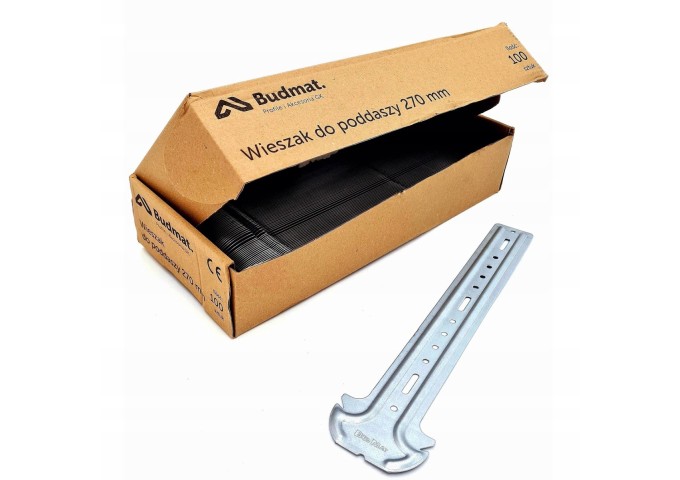 Suspente 27cm pour profile plafond budmat Boite 100pièces