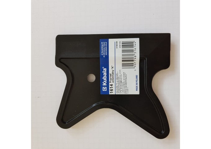 Couteau en résine noir pour mastic.silicone Kubala 1614 pièce