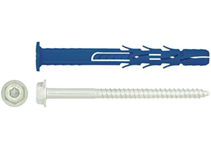 Tire.fond RAWLPLUG R.FF1 K 10x120mm tête cruciforme + colerette + cheville universelle boite 25pièces