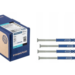 Tire-fond RAWLPLUG R-FF1 L 8x120mm avec tête cruciforme avec cheville universelle/ boite 50pièces