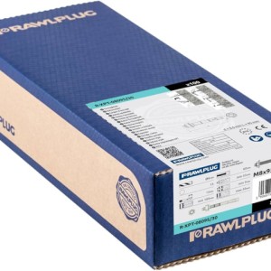 Goujon d'ancrage en acier 8X95mm R-XPT-08095-30 Rawlplug/ 100pièces