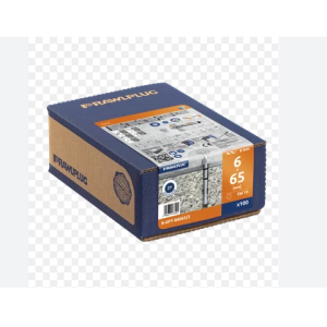Goujon d'ancrage en acier 6X65mm R-XPT-06065-5 Rawlplug/ 100pièces