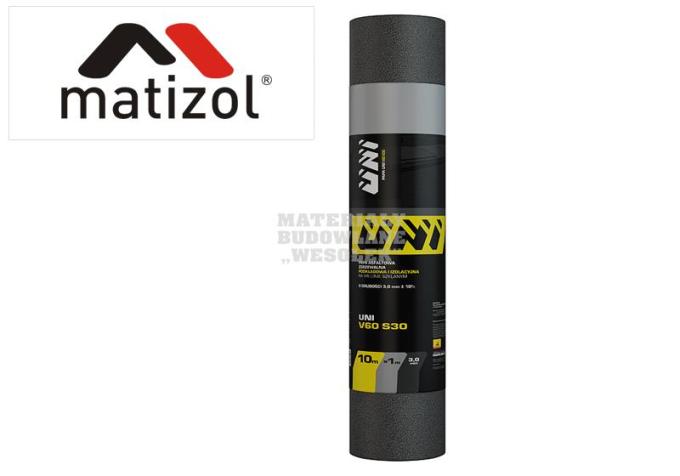 Roofing Sous.couche ARDOISE 3mm Matizol Base V S3 0 (PZ V60 S30) Rouleau 10m²