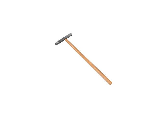 Marteau carreleur 10cm avec manche en bois 27cm pièce