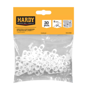 Croisillons carrelage en T 8mm Hardy/ 30pièces