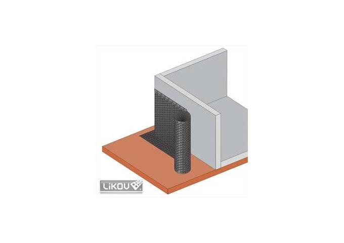 Membrane étanchéité 1x20mètres pour murs enterrés Linop 08.D400 Rouleau 20m²