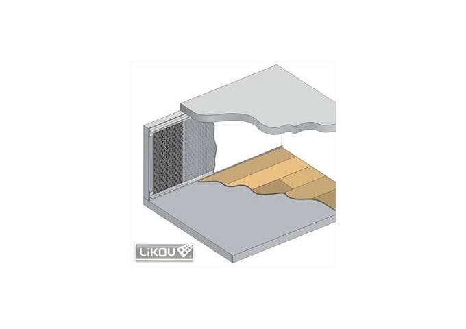 Membrane étanchéité 1x20mètres pour murs enterrés Linop 08.D400 Rouleau 20m²