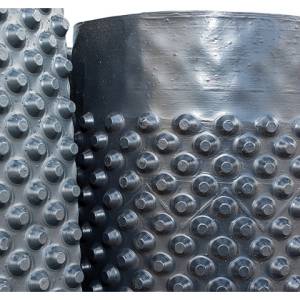 Membrane étanchéité 2.5x20mètres pour murs enterrés Linop 08-D400/ Rouleau 50m2