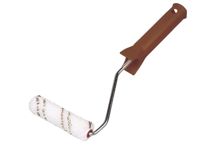 Rouleau Mikrofaza 10cm avec manche 25cm pour vernis et peintures eau Hardy pièce