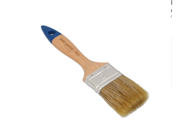 Pinceau Plat 50mm pour peintures acrylique et latex Blue Dolphin pièce