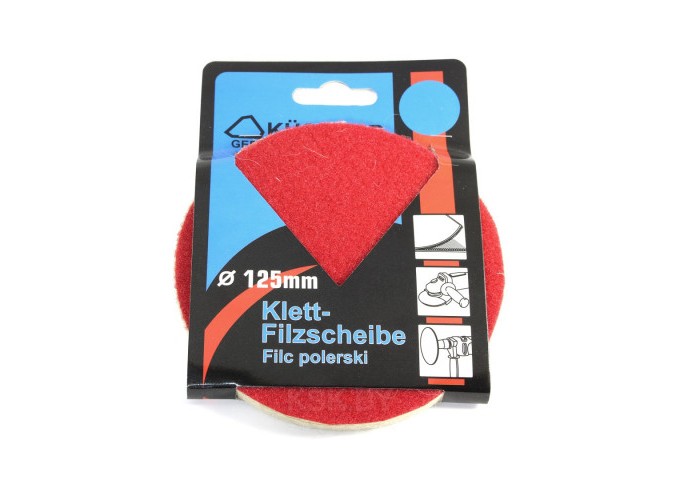 Feutre de polissage diamètre 125mm Kussner pièce