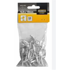 Rivets 4 x 10mm Modeco/ 50pièces