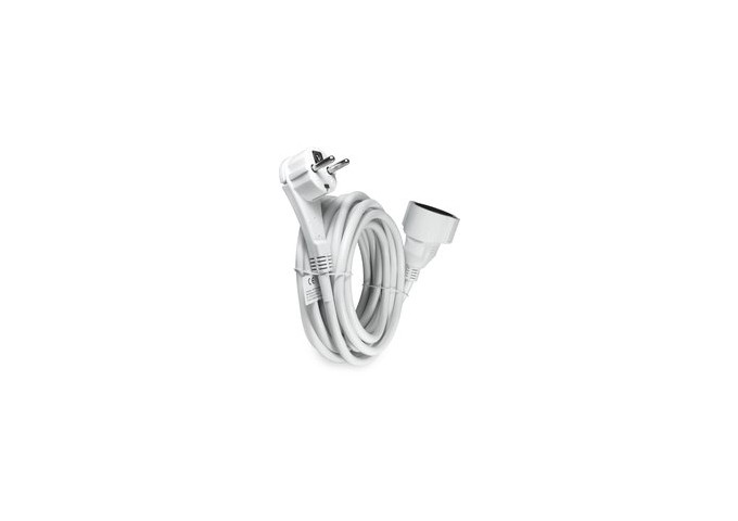 Rallonge électrique blanche pièce 5mètres