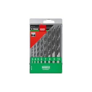 Set de 8 mèches à bois 3-10mm Modeco Expert