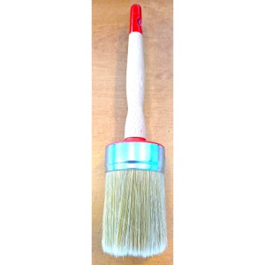 Pinceau Rond 25mm avec manche en Hêtre laqué Blue Dolphin/ pièce