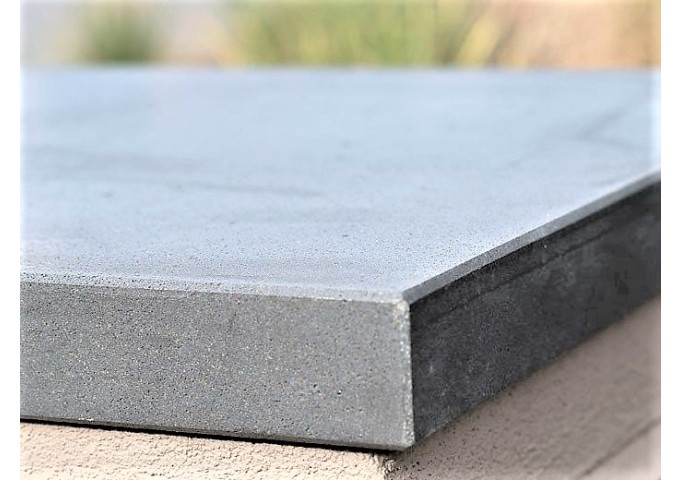 Bluestone 175x25x4cm pierre bleue chinois couvre mur.seuil pièce