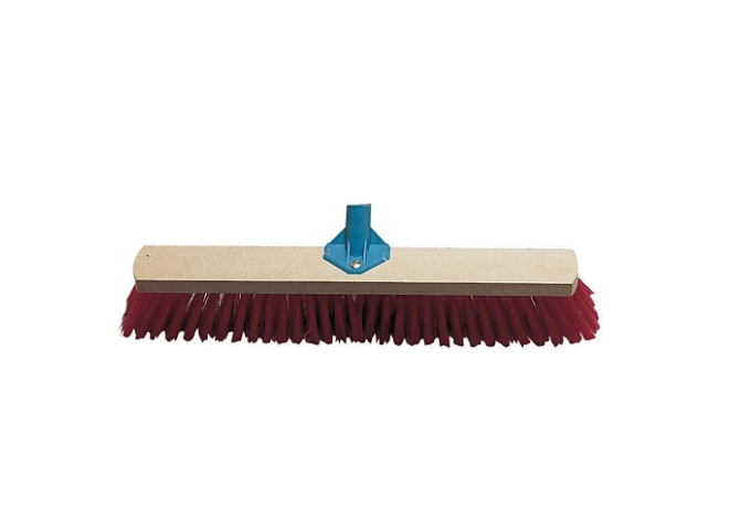 Brosse.Balai industrielle poils rouge 60cm pièce