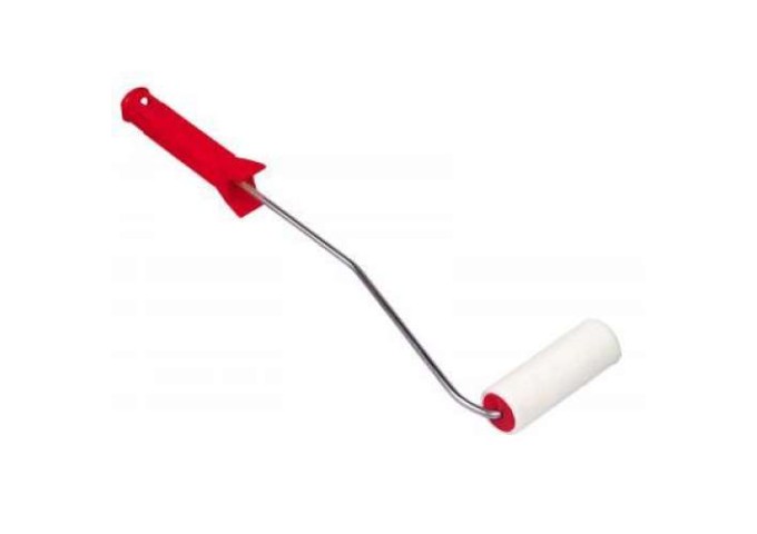 Rouleau 15mm sur 10cm avec manche VELUR pour peintures avec solvants Hardy pièce