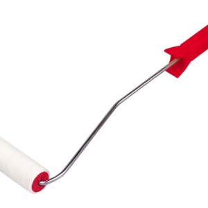 Rouleau 30mm sur 10cm avec manche VELUR pour peintures avec solvants Hardy/ pièce