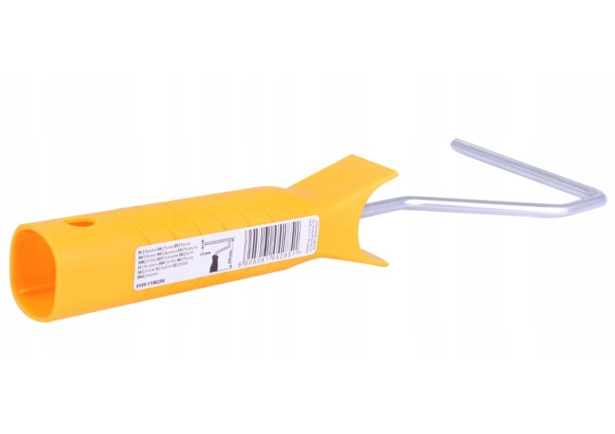 Manche universel jaune pour rouleau de peintre 10cm Hardy pièce