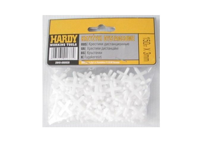 Croisillons carrelage 3mm Hardy 150pièces
