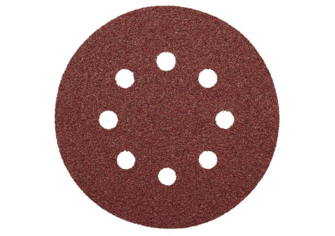 Disque de ponçage TS38R P120 Velcro diamètre 125mm Kussner 5pièces