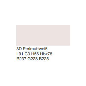 Crepis CAPAROL Indeko-plus weiß K15 3D Perlmuttweiß L=91 1.5mm/ Seau 25kg