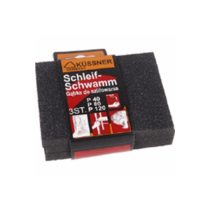 Set de 3 eponges à récurer-poncer P40/80/120 Kussner/ pièce