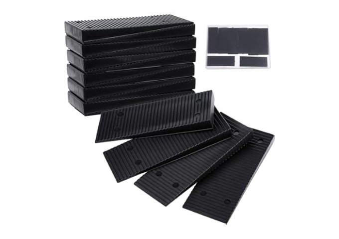 Cales noire 30x60mm pour travaux de carrelage Hardy 40pièces