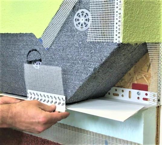 Cornière.Rail départ LW.L 200x5x4cm PVC pièce 2mètres