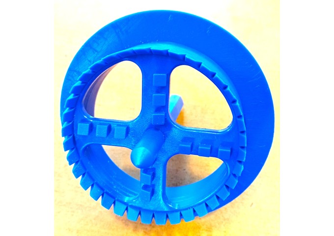 Fraise PVC BLEU 67mm pour pose bouchon EPS NOIR et Laine Roche pièce