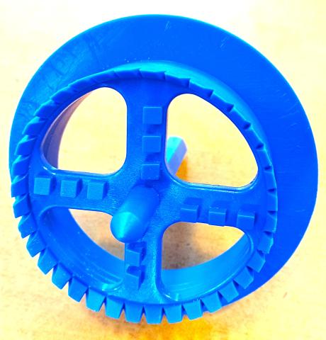 Fraise PVC BLEUE 67mm pour pose bouchon EPS NOIR et Laine Roche pièce