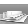 Cornière.Rail départ LW.L 200x16x4cm PVC pièce 2mètres