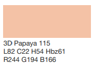 Crepis CAPAROL Indeko plus Wei K15 3D Papaya 115 L 82 1 5mm Seau 25kg Crepis CAPAROL Indeko plus Wei K15 3D Papaya 115 L 82 1 5mm Seau 25kg
