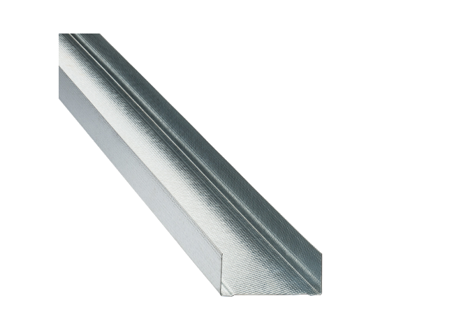 Profilé HORIZONTAL UW.125 3000x125x40x0.55mm Budmat pièce 3mètres