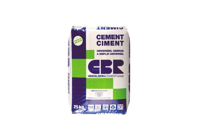 Ciment Gris CBR CEM II.B.M S.L 32.5 sac PE 25kg
