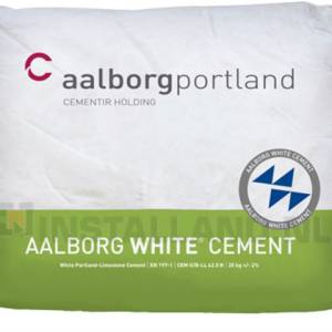 Ciment Blanc AALBORG CEM II B-ll 42.5N/ sac 25kg