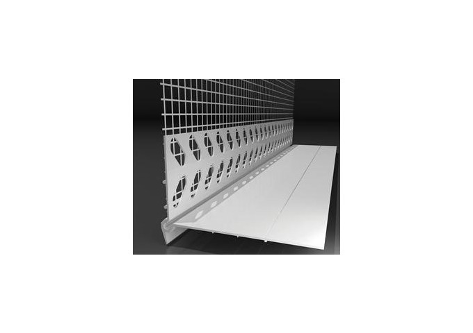 Rail Corniere départ LW66 PVC 200x13x5.5cm 2mètres ballot 50mètres