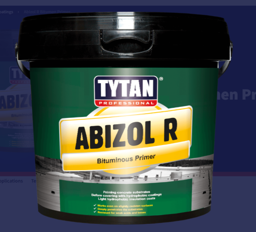 Abizol R Tytan primer avant roofing et membranes epdm seau 18kg