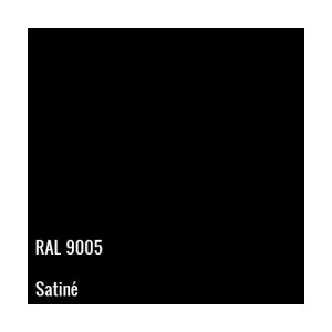 Peinture Levis satiné Ral 9005 Noir pour seuil ALU/ pot 0.5L