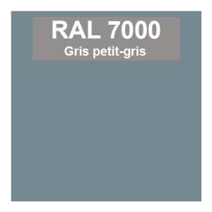 Peinture Levis satiné Ral 7000 Gris pour seuil ALU/ pot 0.5L