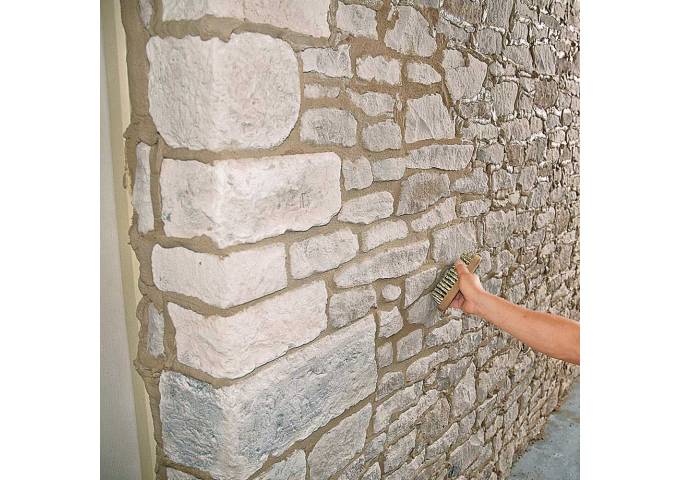 weberter brick 2735 Gris clair mortier rejointoyage façade.mur sac 25kg