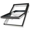 Fenêtre toit PVC 114x118cm Blanc Fakro PTP.V.U3 Rotation sans raccord pièce