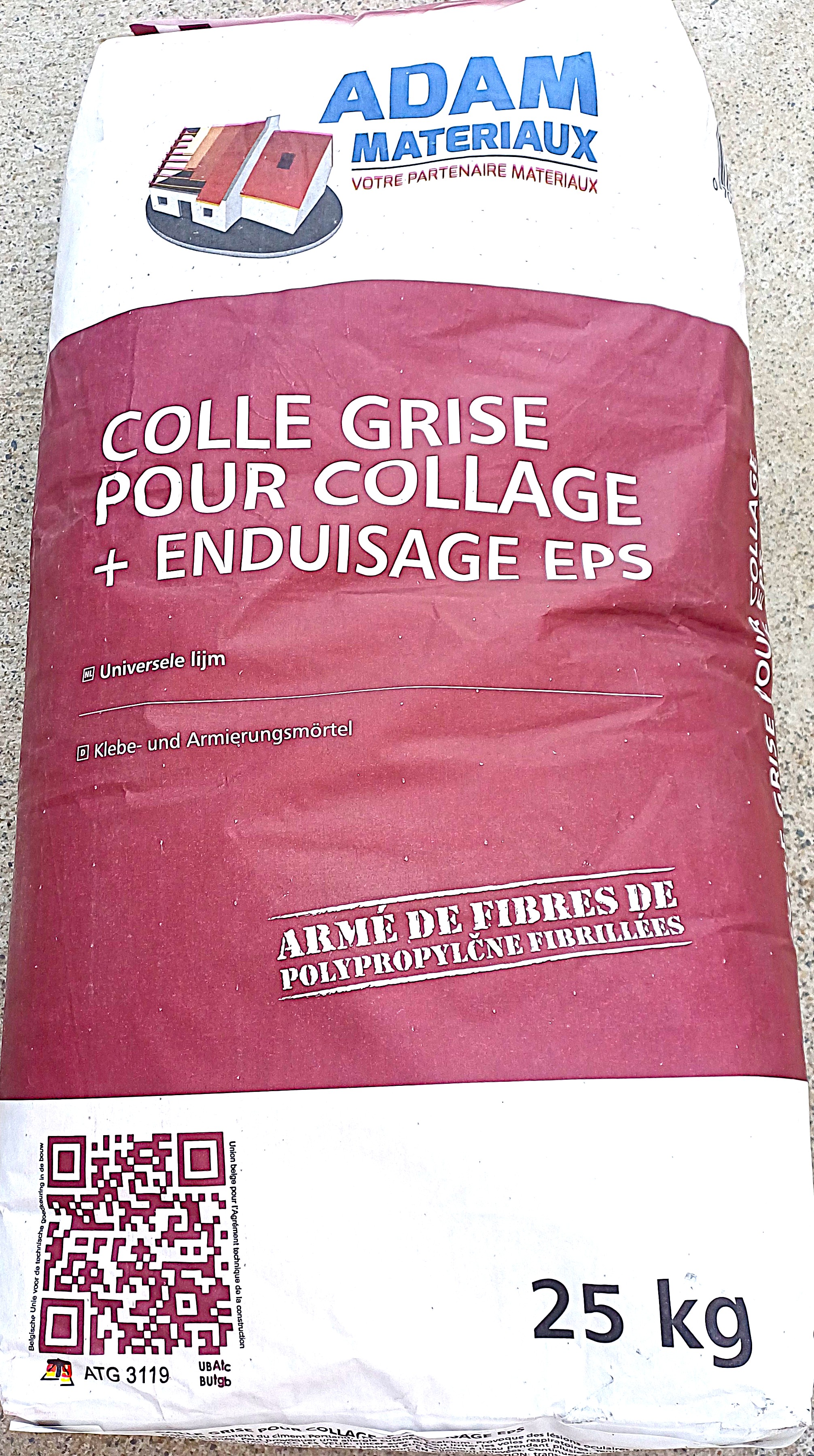 Preparation of Adam Matériaux Grey Glue